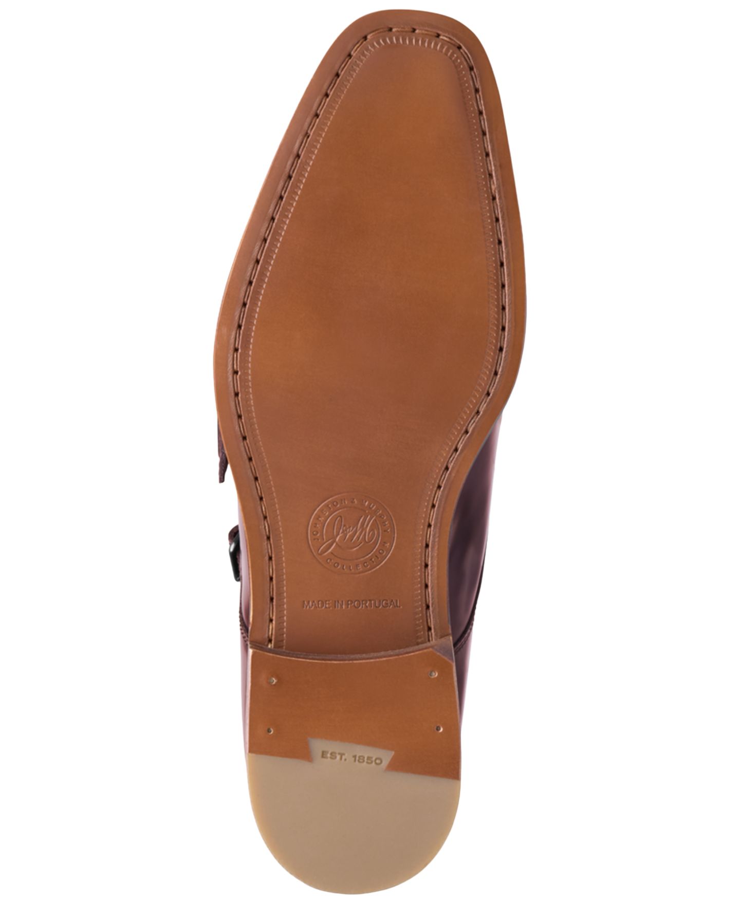Обувь Johnston & Murphy Arrister Double Monk Square-Toe Dress Shoes, цвет: Красное дерево — фото 5