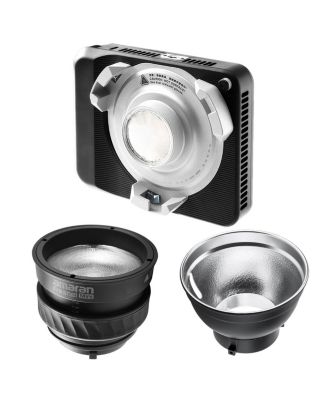 Ray 60c 60W Full-Color Ultra-Compact COB LED Video Light with 7" Reflector and Mini Fresnel