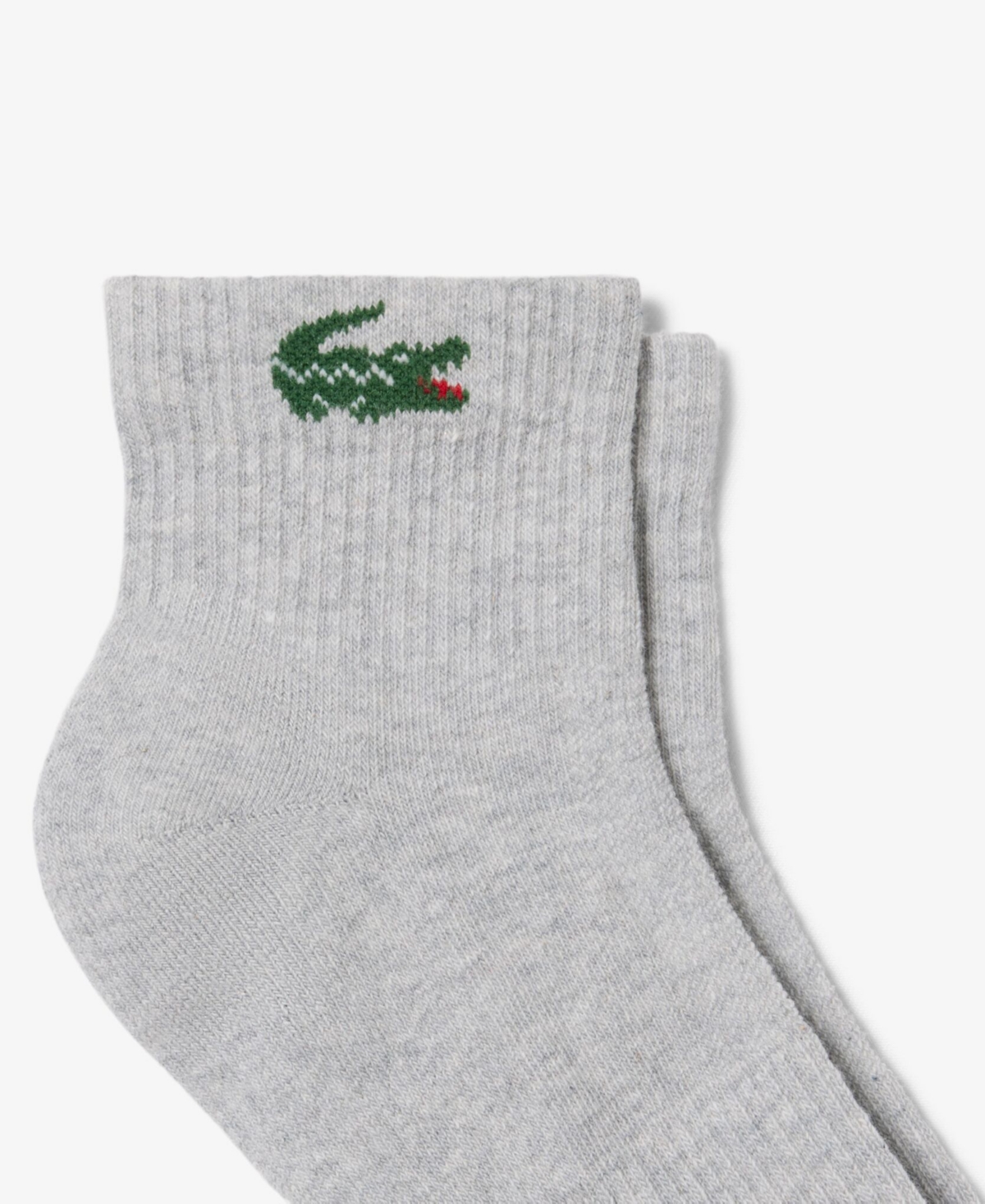 Lacoste Men's Ribbed Cotton-Blend Crew Socks, 6-Pack