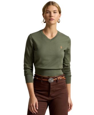 Women's V-Neck Pull-On Sweater