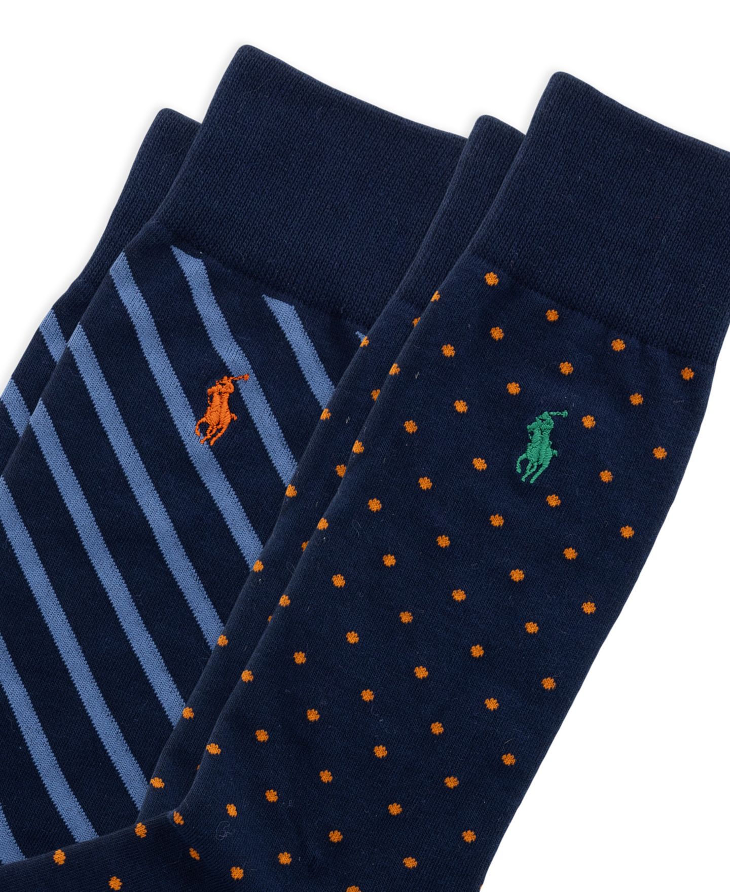 Носки Slack для мужчин, в полоску, 2 шт. — Polo Ralph Lauren, цвет: Тёмно-синий, вариант 1 — фото 3