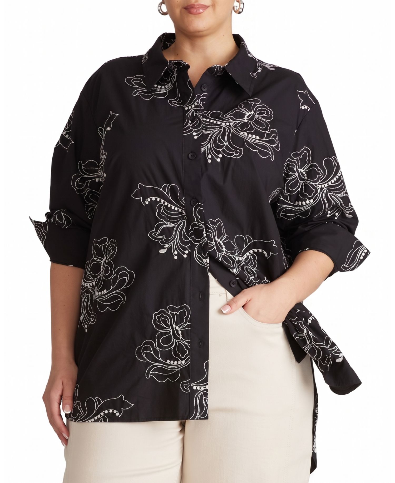 Hibiscus Embroidery