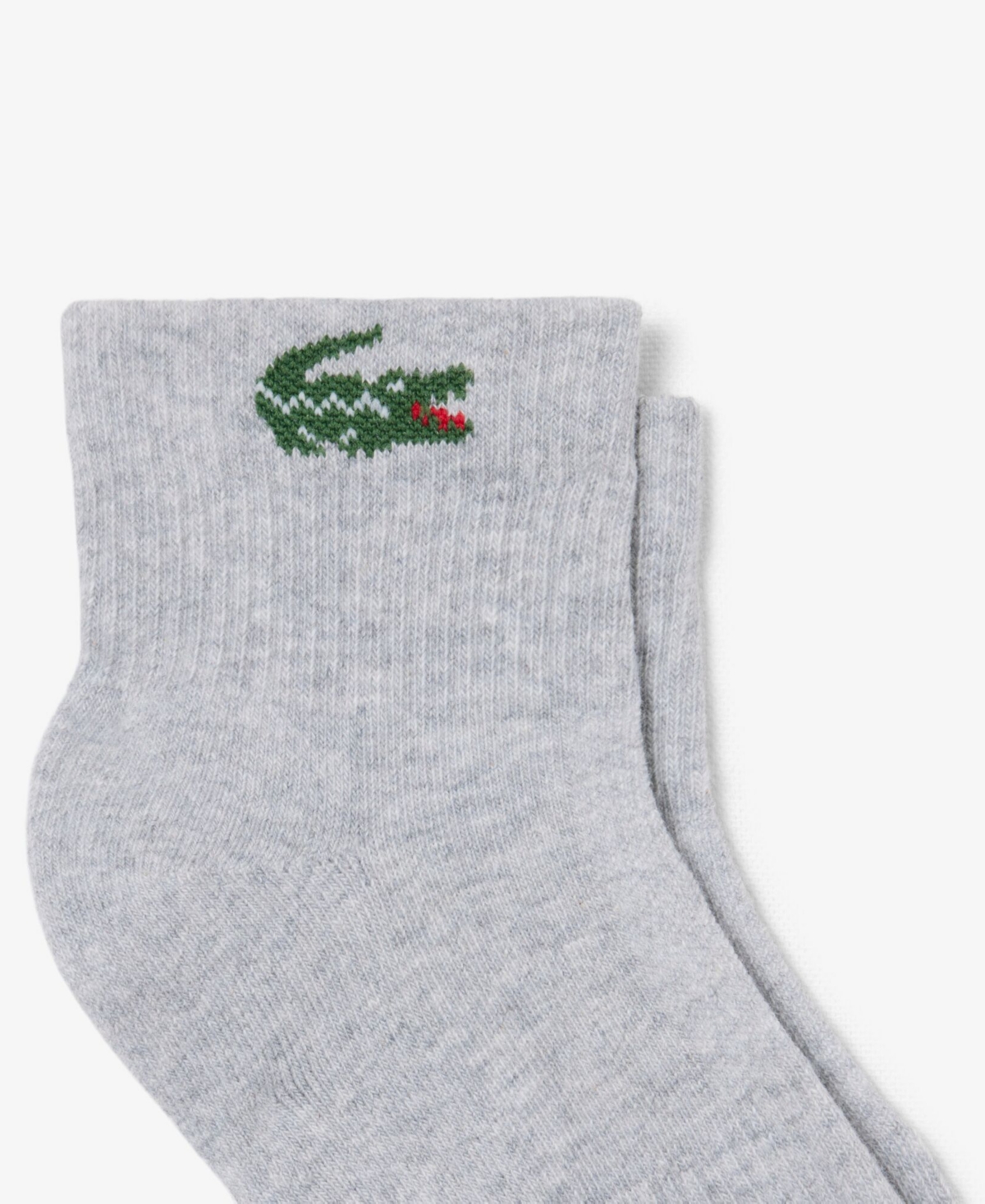 Lacoste Men's Ribbed-Cuff Ankle Socks, 3-Pack