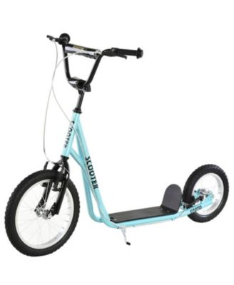 Youth Scooter 16" Front/12" Rear Wheels, Adjustable Handlebar, Dual Brakes, Ages 5+