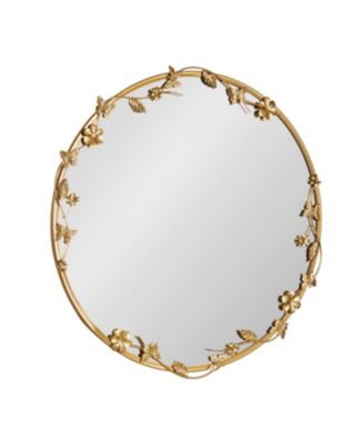 Rosella Floral Wall Mirror Metal
