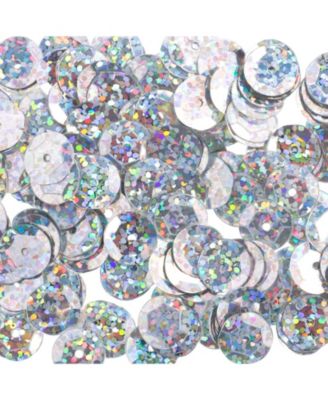 1600ct/850ct/450ct Round Plastic Sequins Hologram DIY Craft Supplies 6mm/8mm/10mm
