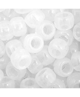 1000ct Transparent Amethyst Mini Plastic Crow Beads for DIY Jewelry Making