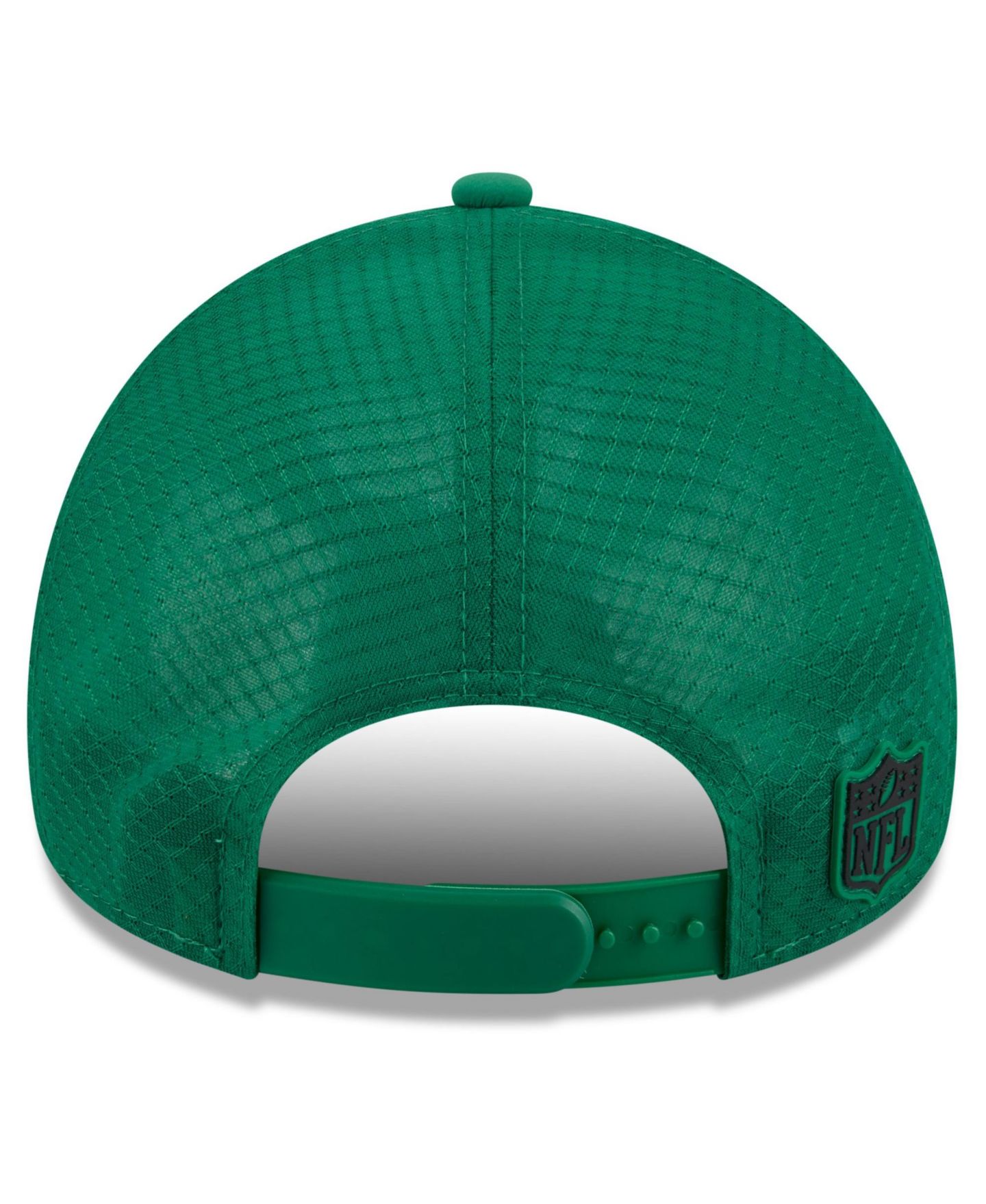 Мужская кепка New Era Kelly Green Philadelphia Eagles 2026 Sideline Throwback Apex 9FORTY Adjustable Trucker Hat — фото 3