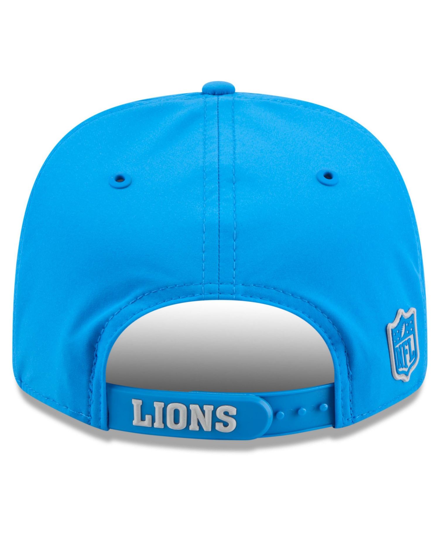 Men's Blue Detroit Lions 2026 Sideline Throwback 9SEVENTY Adjustable Hat