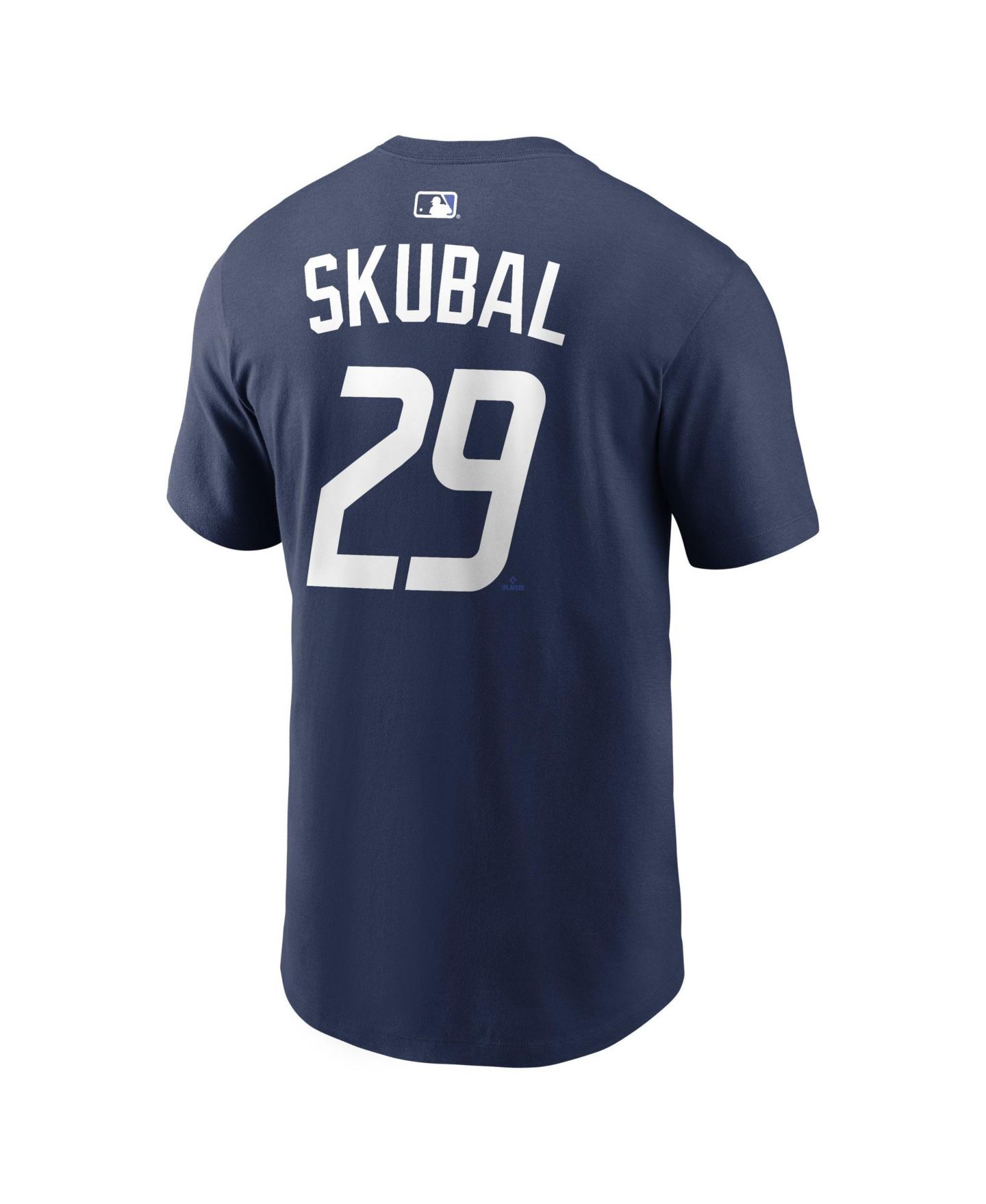 Мужская футболка Nike Tarik Skubal Navy Detroit Tigers City Connect Name Number — фото 2