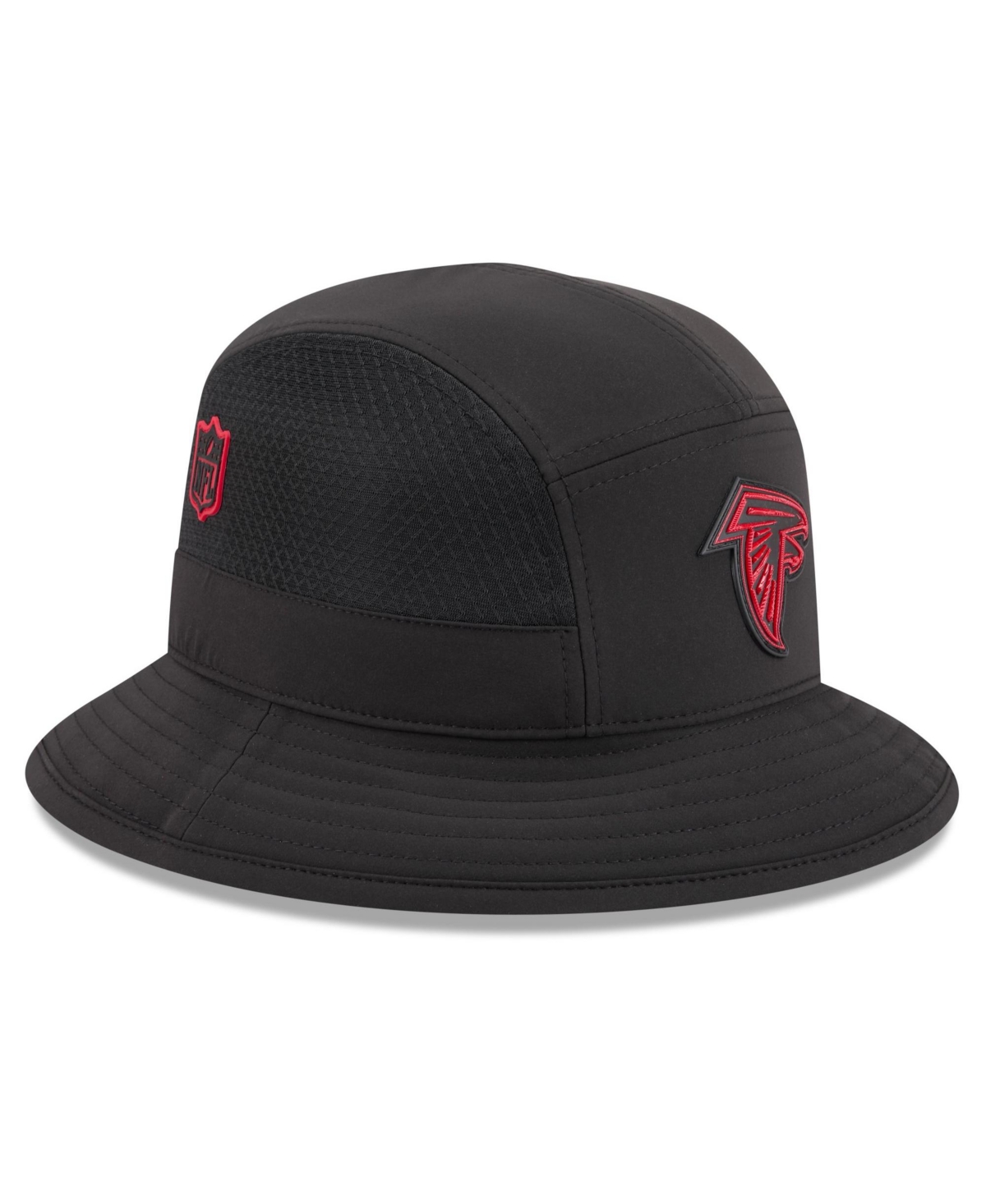 New Era Men's Black Atlanta Falcons 2026 Sideline Bucket Hat