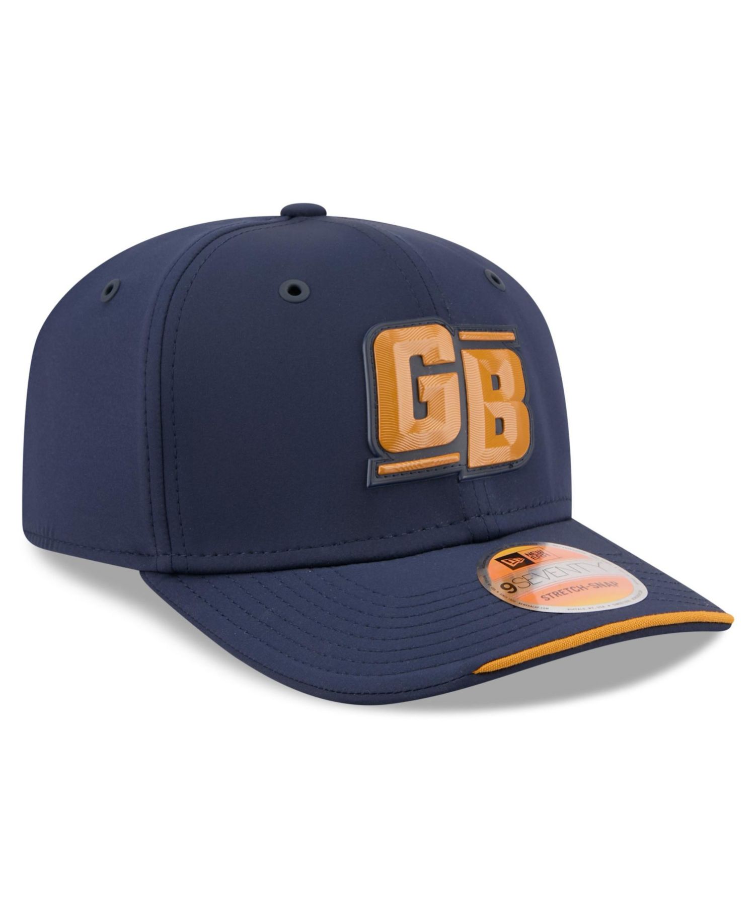 Men's Blue Green Bay Packers 2026 Sideline Throwback 9SEVENTY Adjustable Hat