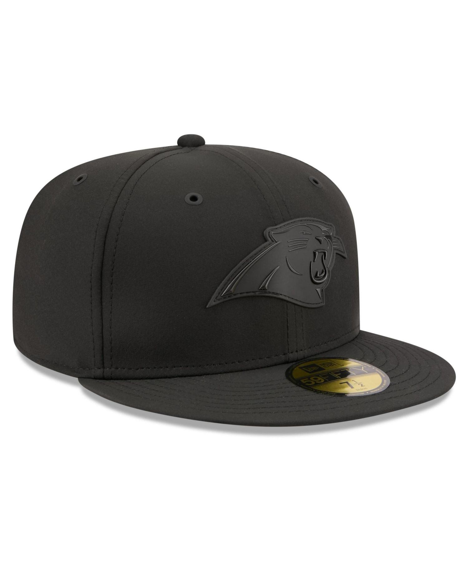 Men's Black Carolina Panthers 2026 Sideline 59FIFTY Fitted Hat