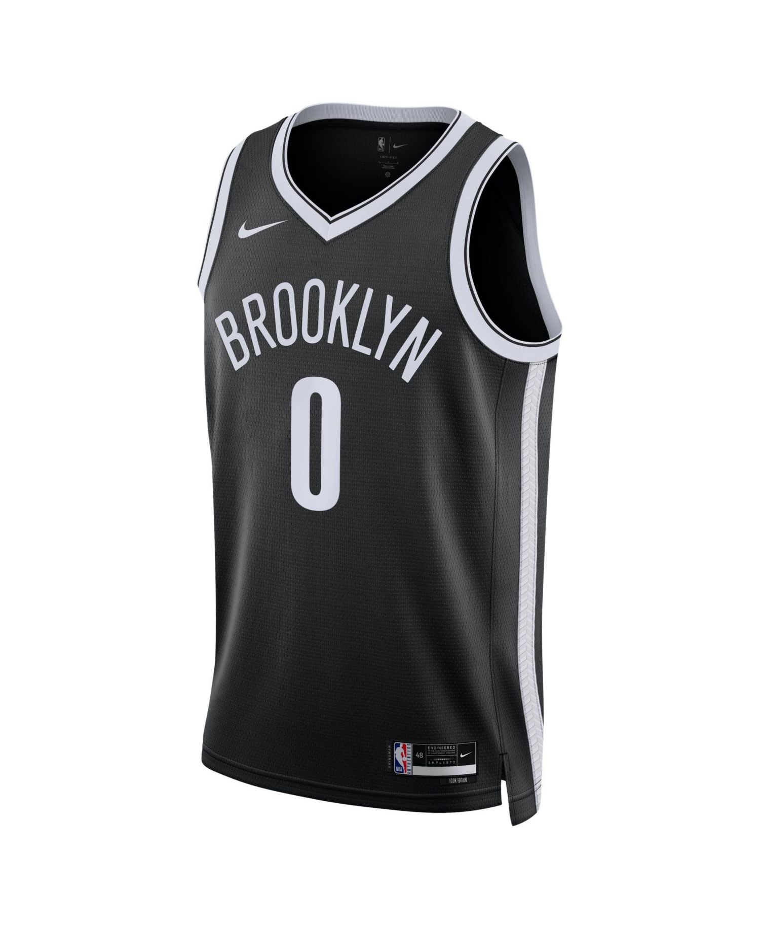 Men's and Women's Mikel Brown Jr. Black Brooklyn Nets Swingman Icon Edition-Jersey