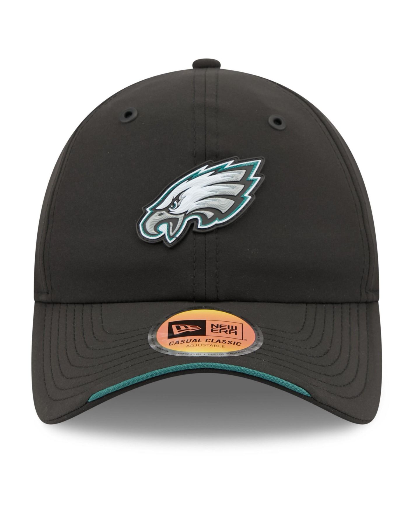 Мужская кепка New Era Black Philadelphia Eagles 2026 Sideline Casual Classic Adjustable Hat — фото 5