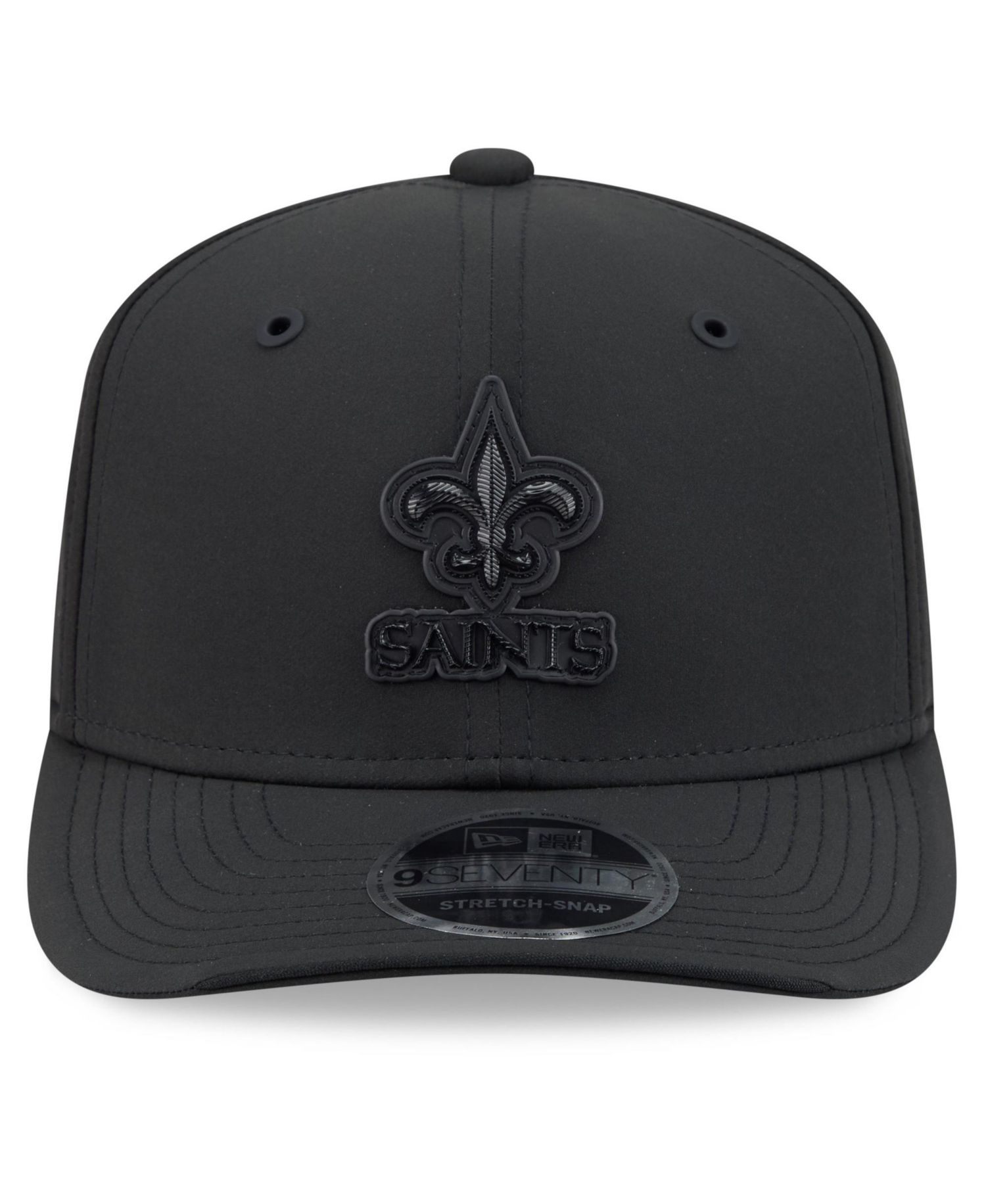 Men's Black New Orleans Saints 2026 Sideline 9SEVENTY Adjustable Hat