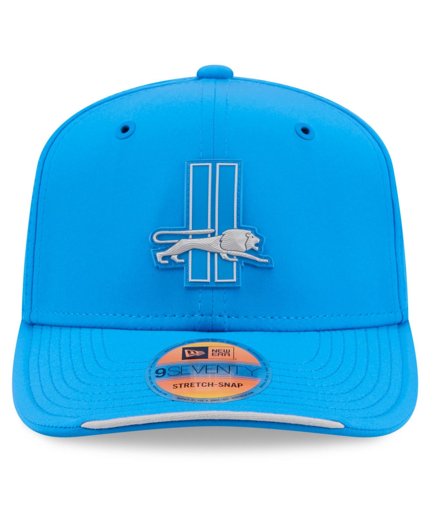 Men's Blue Detroit Lions 2026 Sideline Throwback 9SEVENTY Adjustable Hat