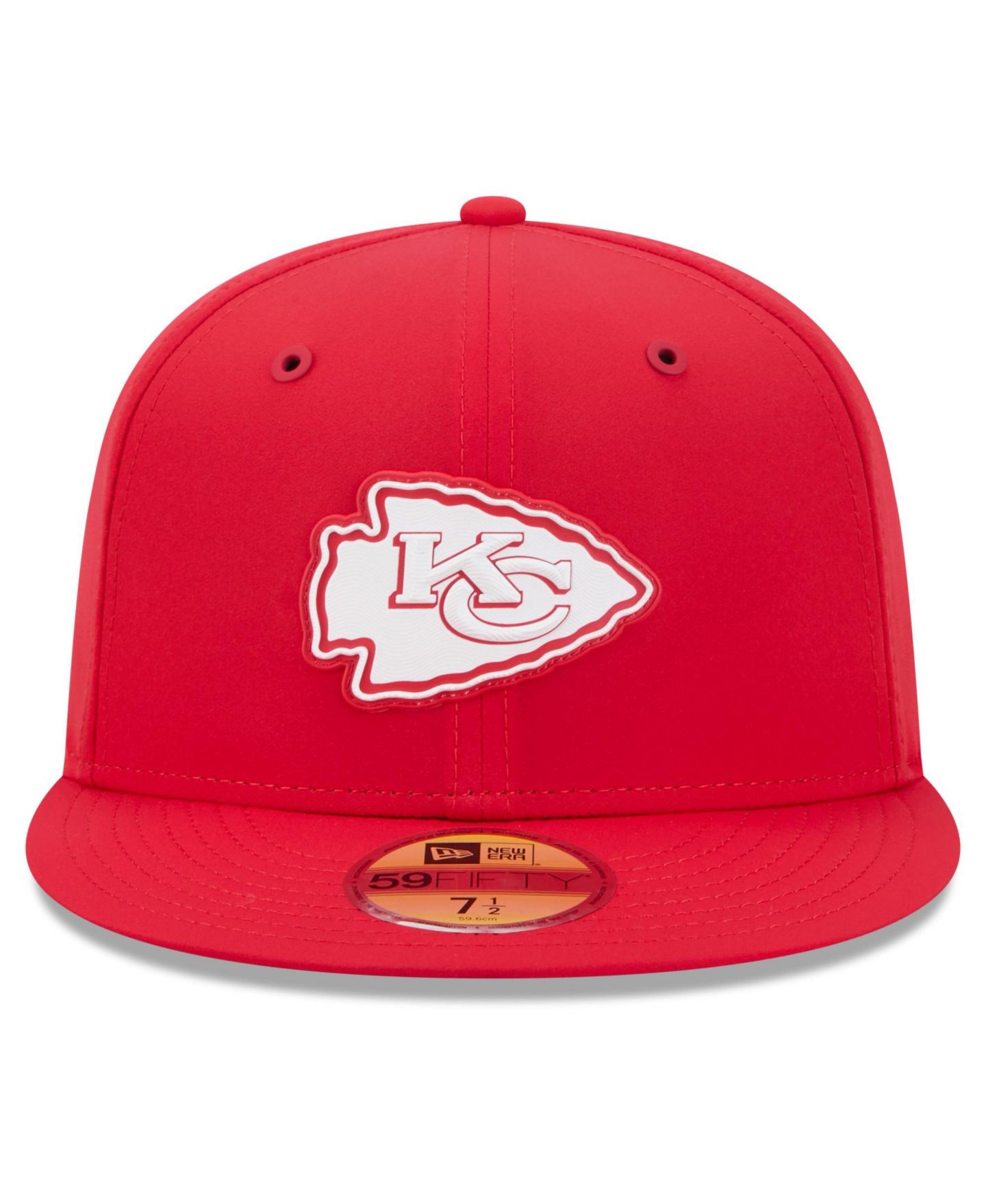 Мужская кепка New Era Red Kansas City Chiefs 2026 Sideline 59FIFTY Fitted Hat — фото 5