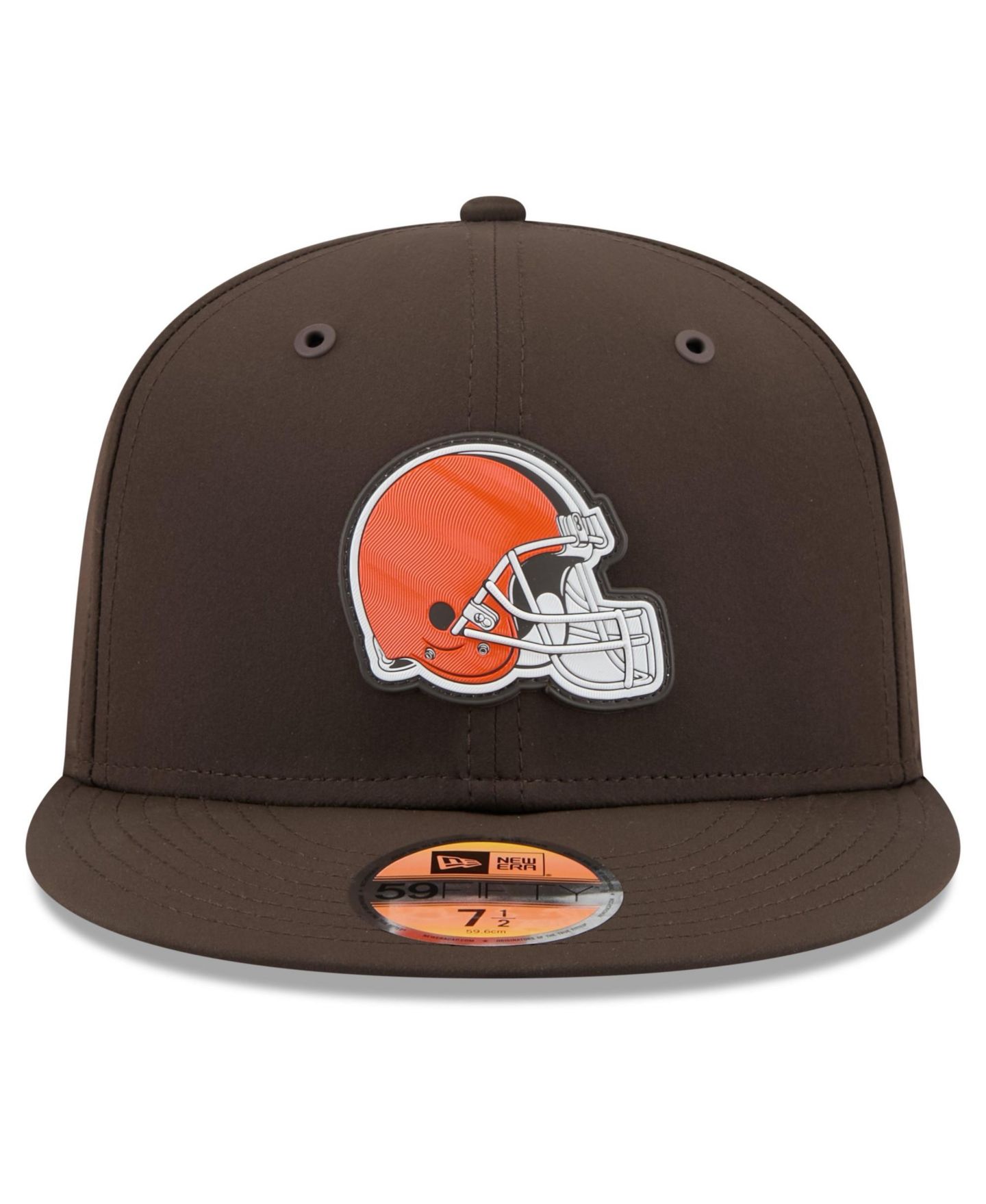 Мужская кепка New Era Brown Cleveland Browns 2026 Sideline 59FIFTY Fitted Hat — фото 5
