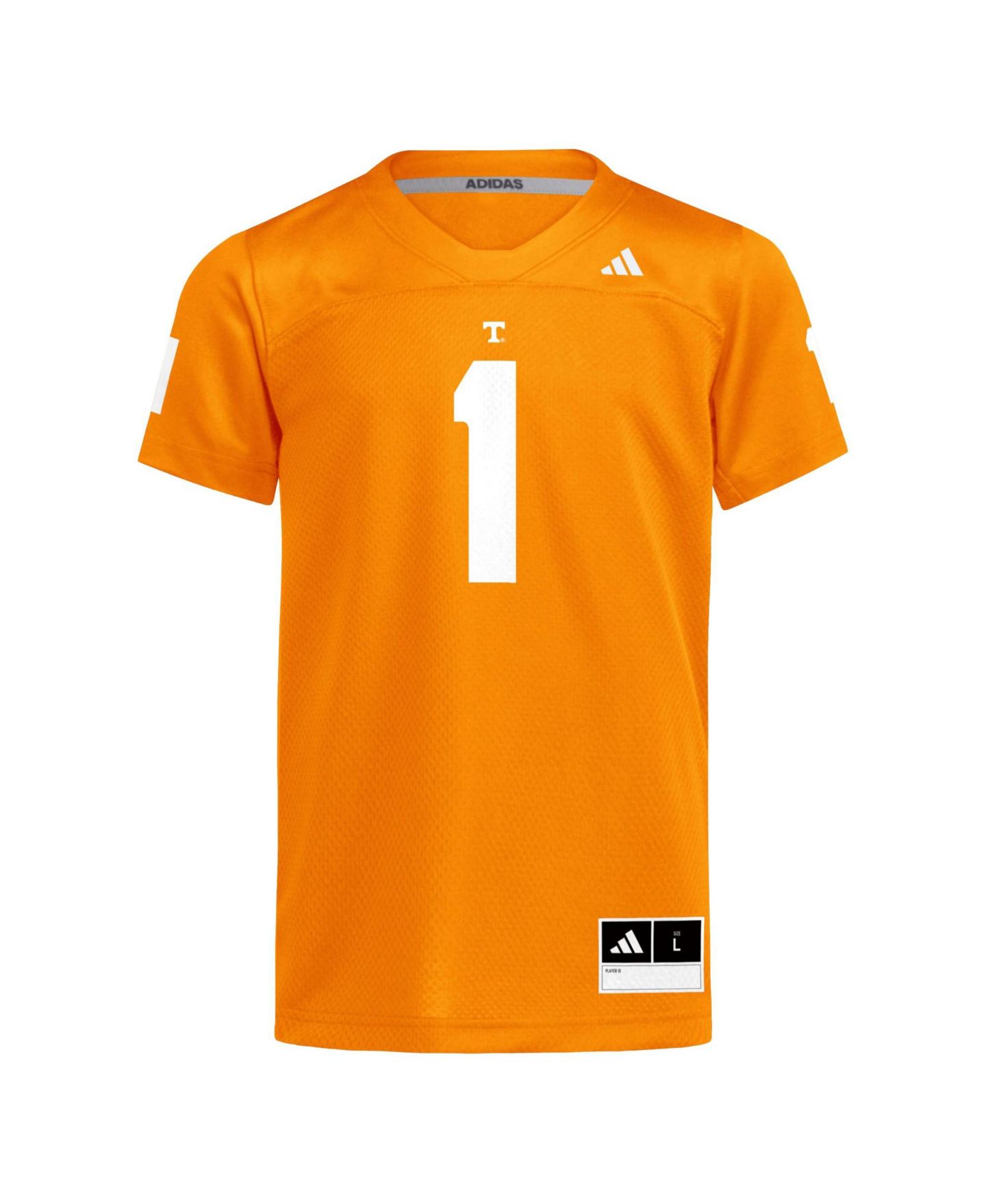 Детская футбольная джерси adidas Tennessee Volunteers #1 Replica, Tennessee Orange — фото 3