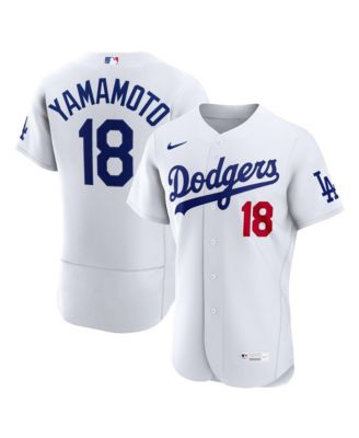 Men's Yoshinobu Yamamoto White Los Angeles Dodgers Home Authentic Jersey