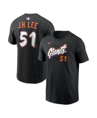 Men's Jung Hoo Lee Black San Francisco Giants City Connect Name Number T-Shirt
