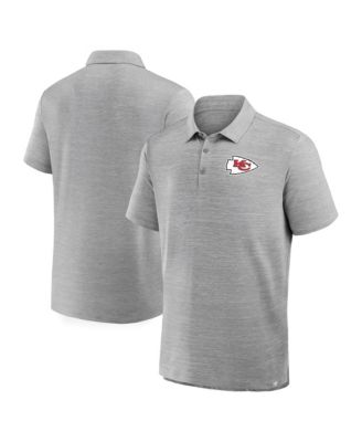Men's Heather Gray Kansas City Chiefs Clutch Polo Shirt