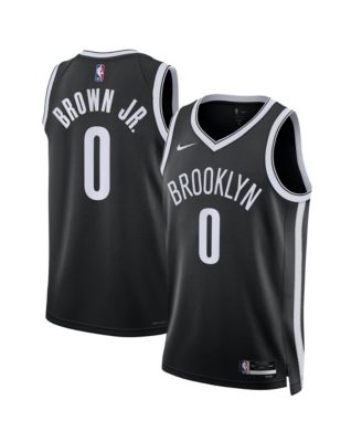 Men's and Women's Mikel Brown Jr. Black Brooklyn Nets Swingman Icon Edition-Jersey