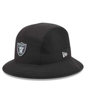 Men's Black Las Vegas Raiders 2026 Sideline Bucket Hat