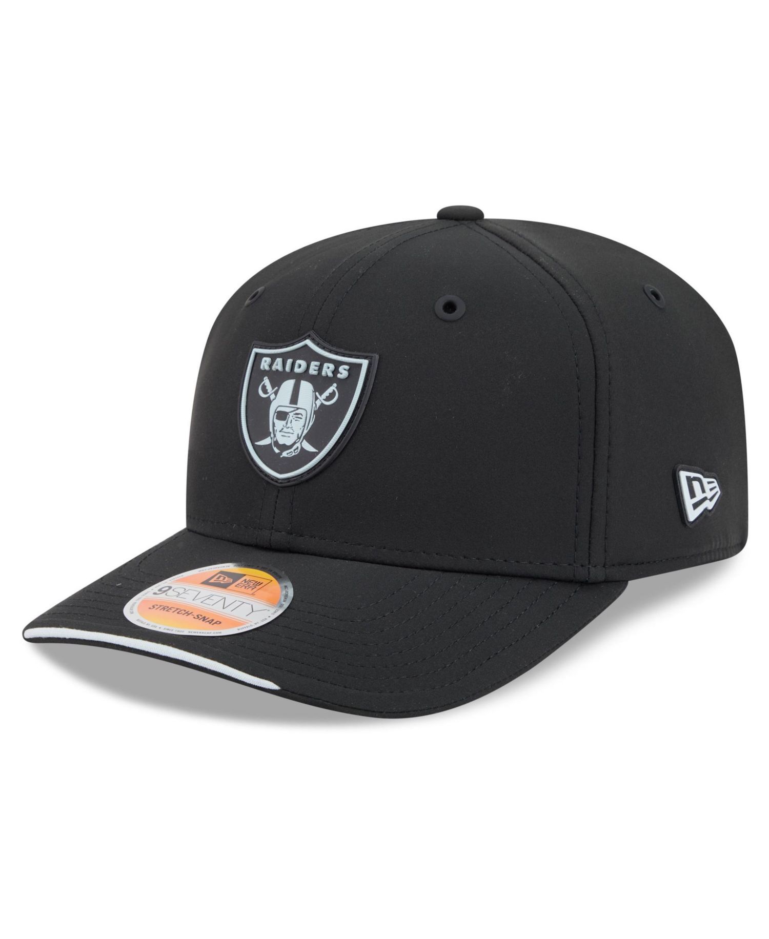 Men's Black Las Vegas Raiders 2026 Sideline 9SEVENTY Adjustable Hat