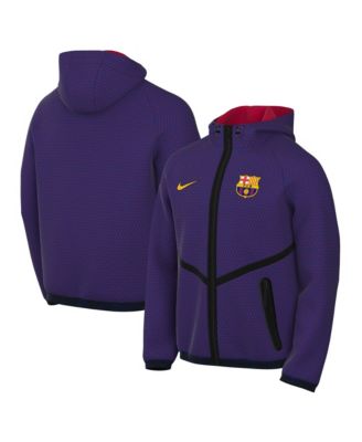 Men's Blue Barcelona 2026/27 Anthem Dri-FIT Full-Zip Hooded Jacket