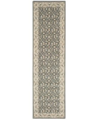 Persian Empire PE26 Silver 2'3" x 8' Runner Rug
