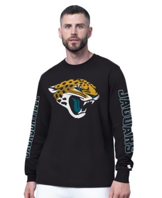 Men's Black Jacksonville Jaguars Clutch Hit II Long-Sleeve T-Shirt
