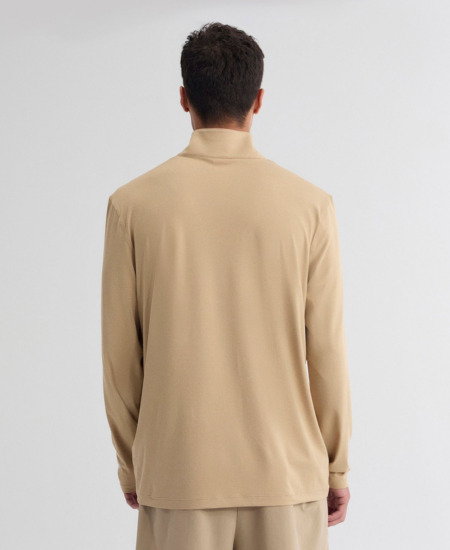 Men's Tan Buffalo Bills Clutch Quarter-Zip Pullover Sweatshirt