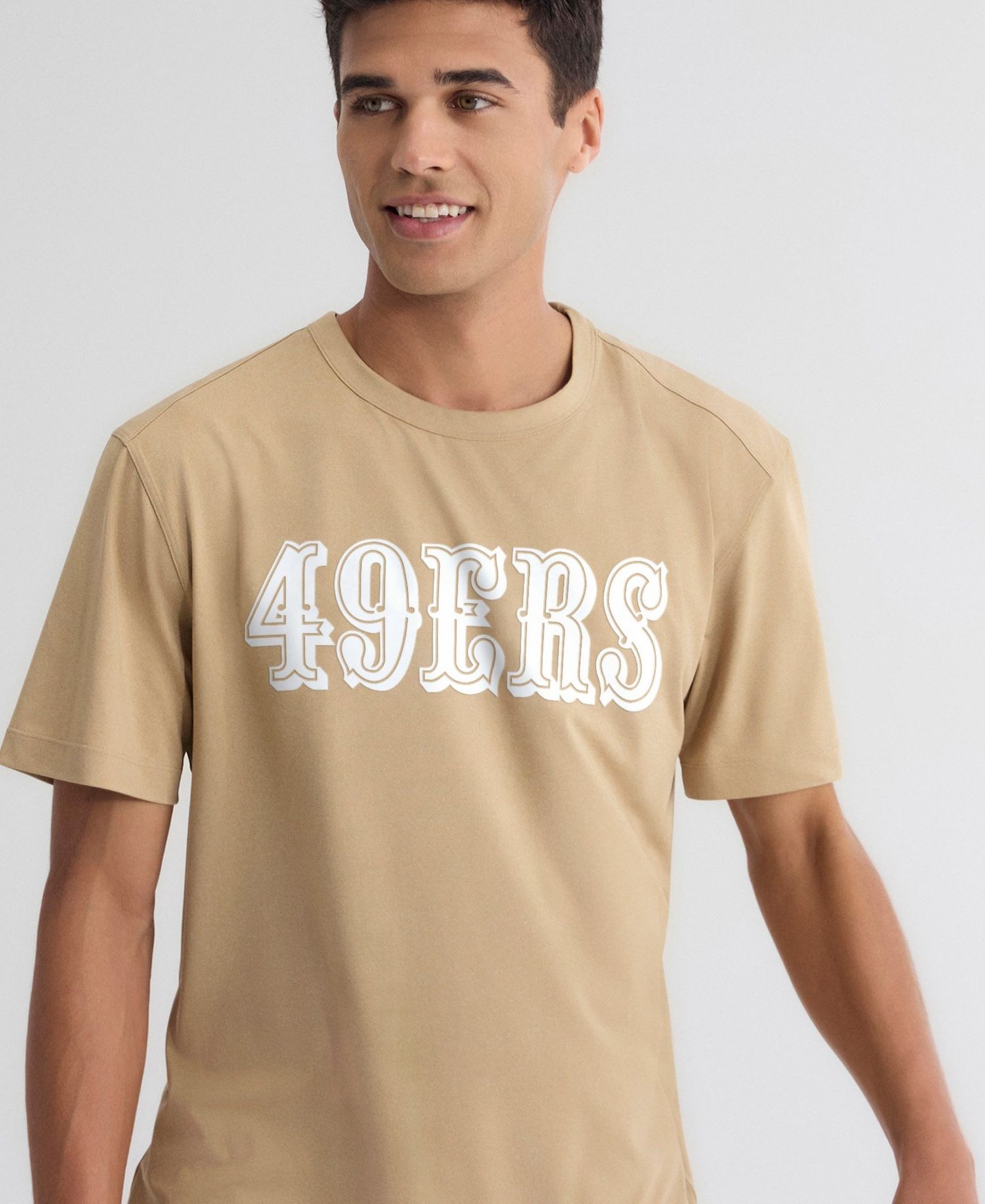 Men's Tan San Francisco 49ers Clutch T-Shirt