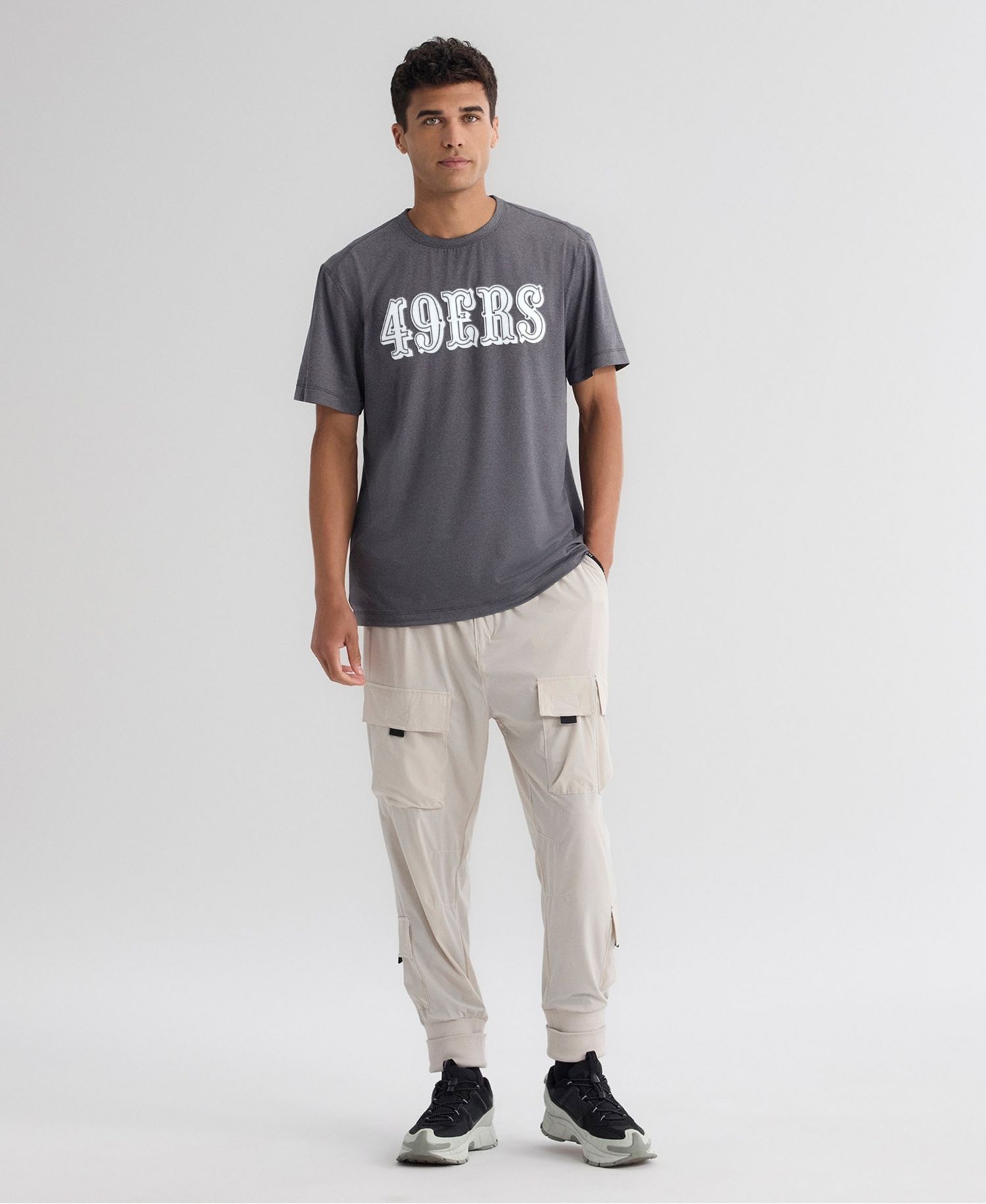 Men's Charcoal San Francisco 49ers Clutch T-Shirt