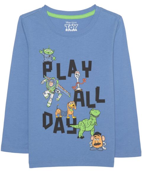 Футболка Epic Threads Toy Story Play All Day Graphic T-Shirt для мальчиков-малышей, цвет: Синий