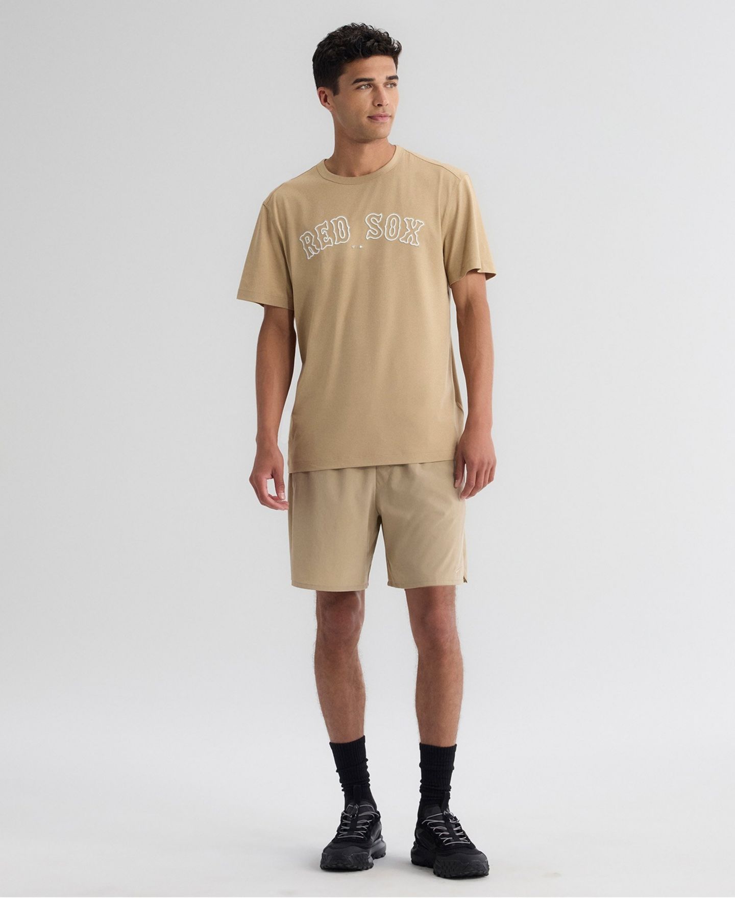 Мужская футболка Fanatics Khaki Boston Red Sox Clutch Winning Edge — фото 8