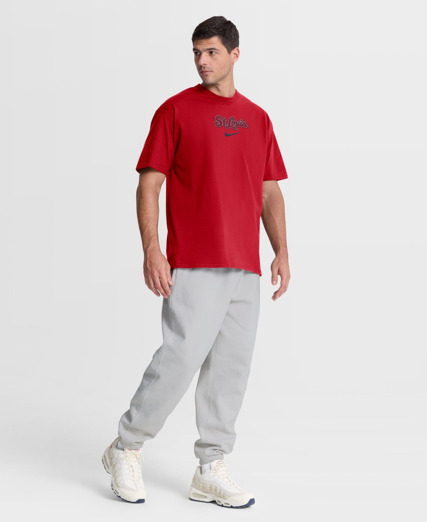Мужская футболка Nike Red St. Louis Cardinals City Name Max90 — фото 2