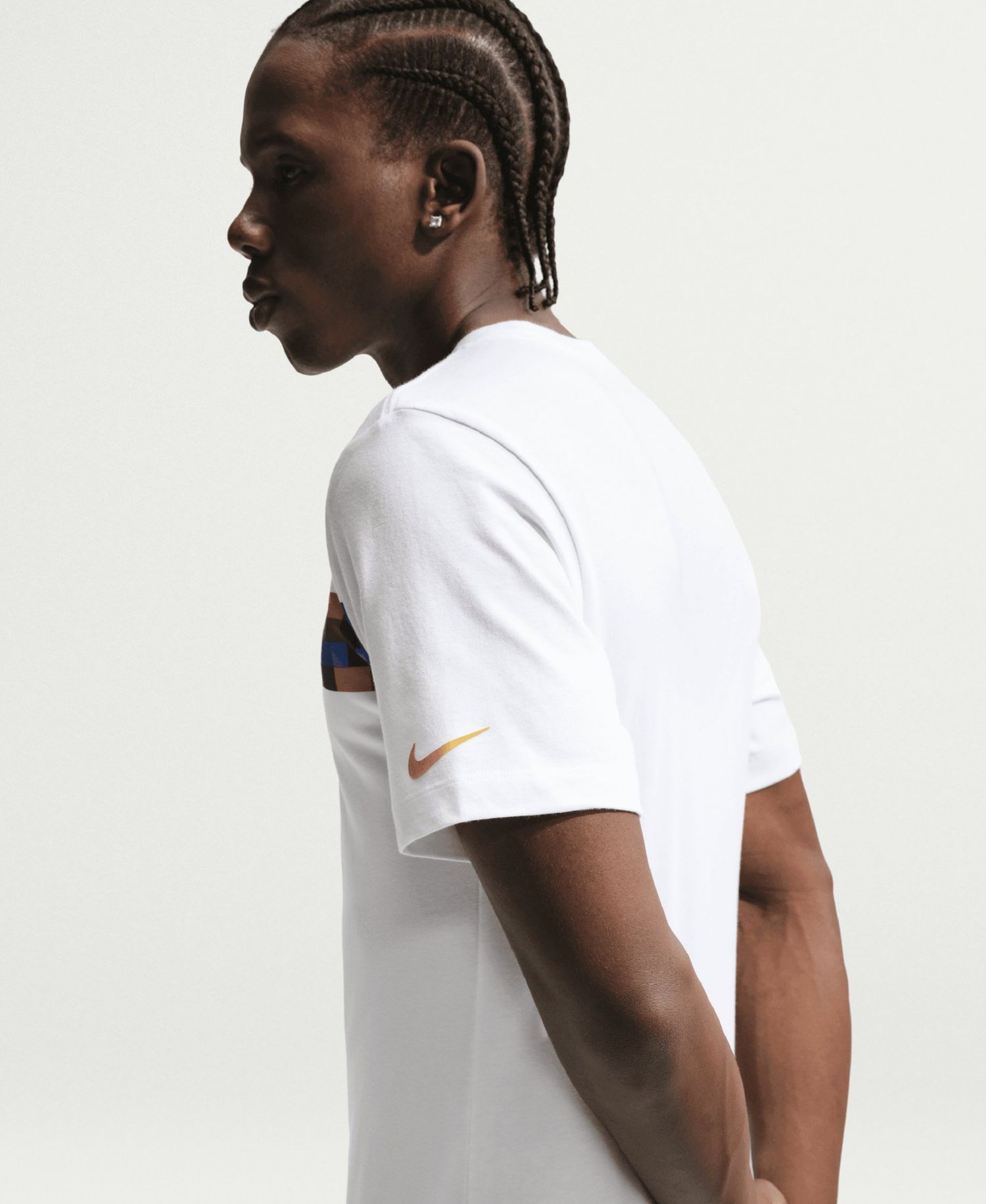 Men's White Barcelona Barca T-Shirt