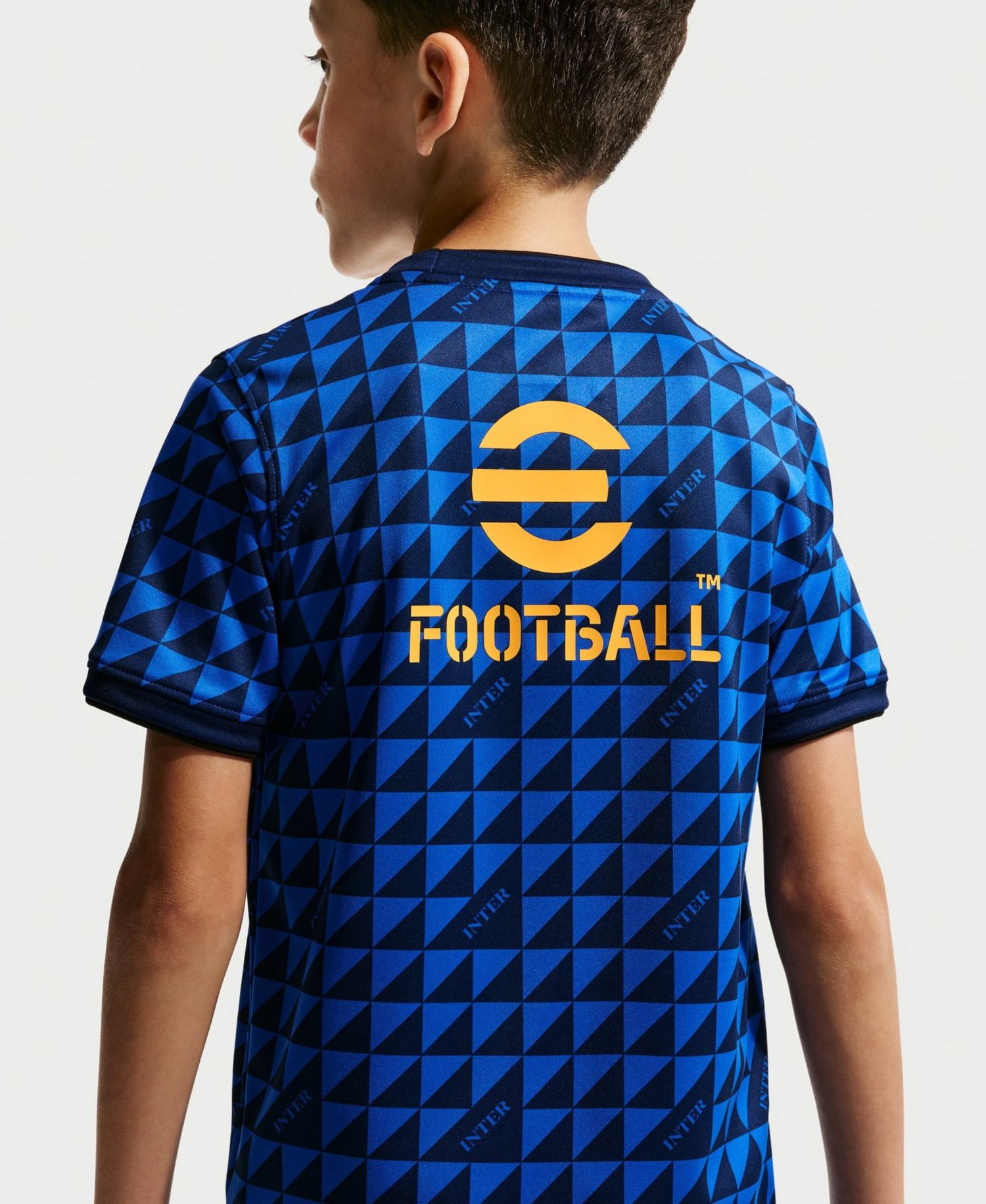 Big Boys and Girls Blue Inter Milan 2026/27 Away Pre-Match Jersey