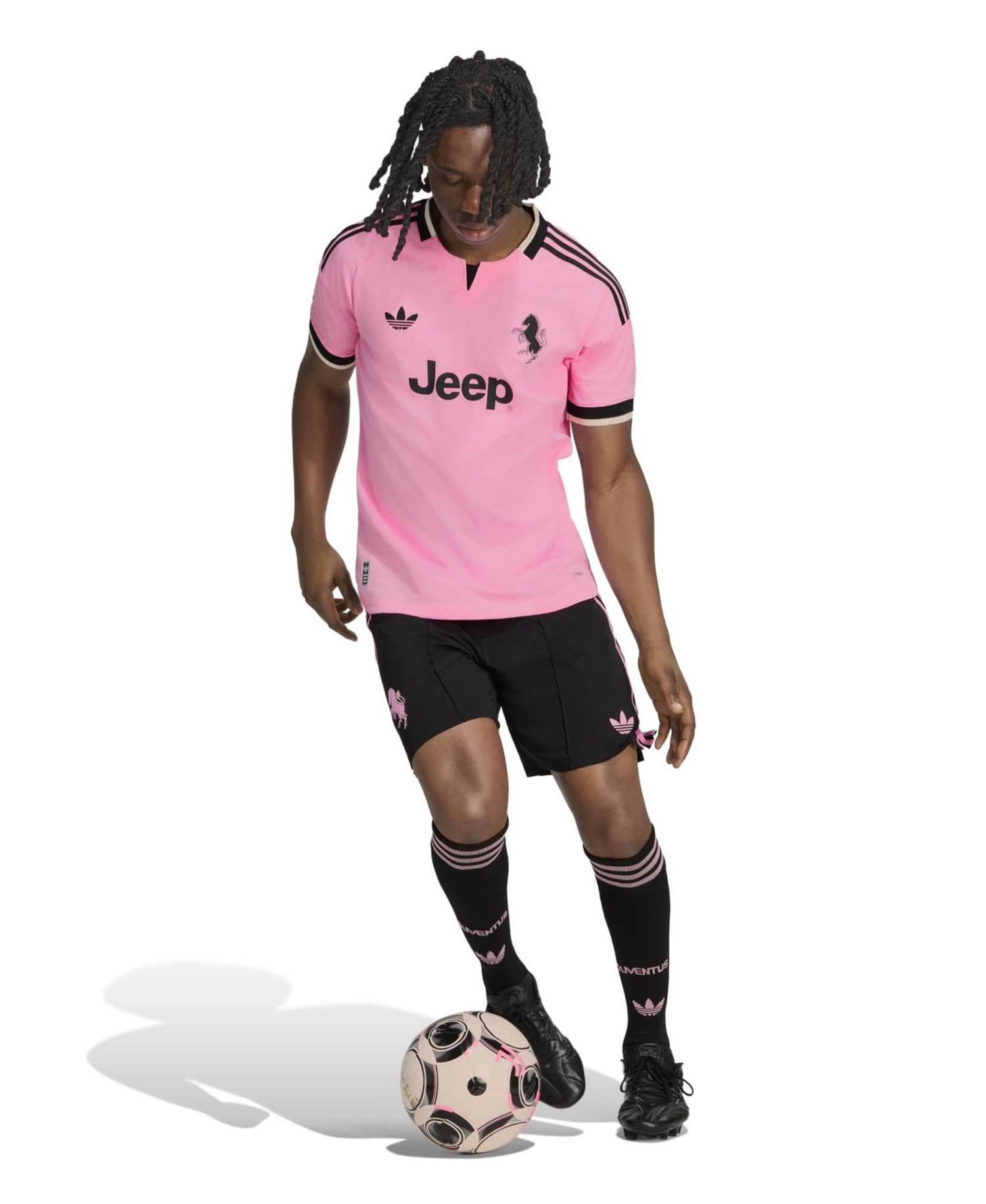 Men's Pink Juventus 2026/27 Away On-Field Authentic Jersey