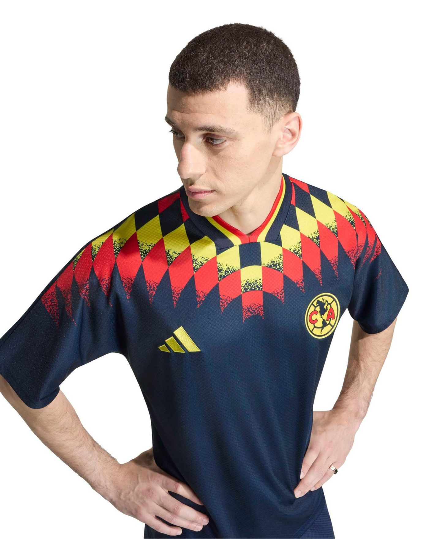 Мужской топ adidas Navy Club America 2026/27 Culturewear Fashion Jersey — фото 7