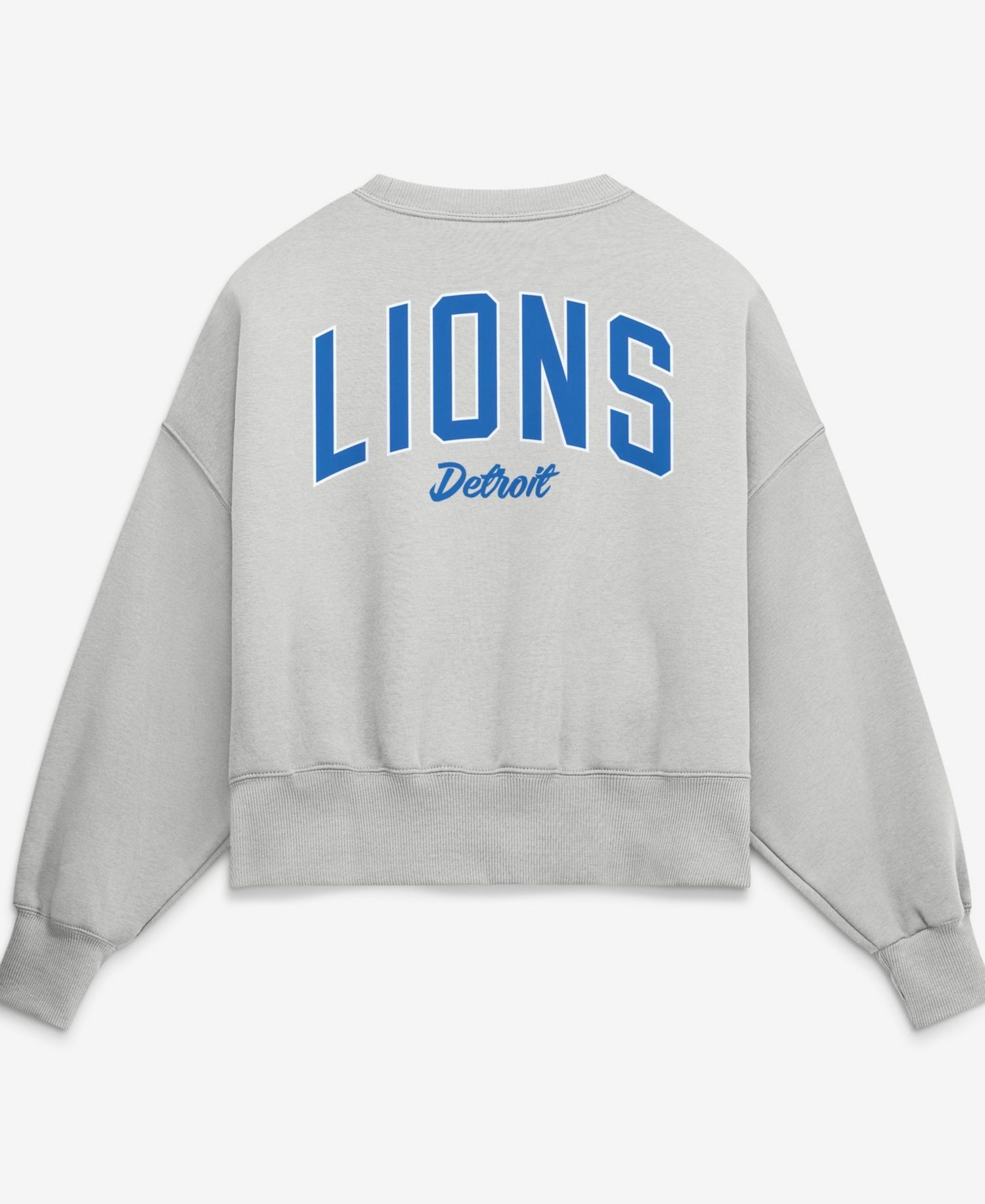 Women's Gray Detroit Lions Oversized Primetime Phoenix Fleece Sweatshirt