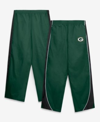 Women's Green/Black Green Bay Packers Team First Backwards Lateral Nylon Pants