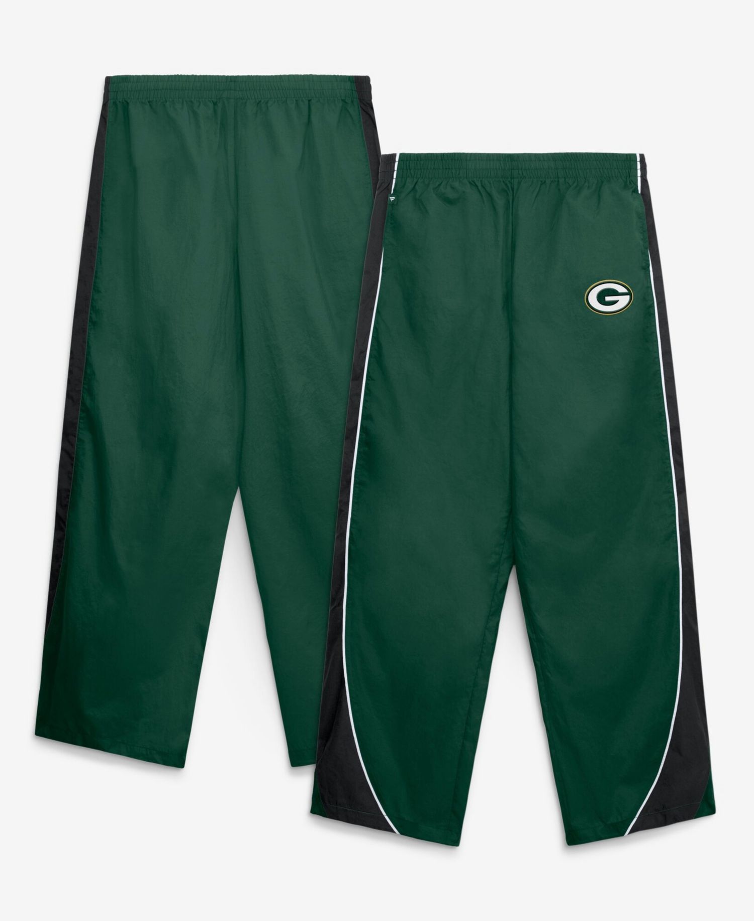 Women's Green Bay Packers Wide-Leg Nylon Pants