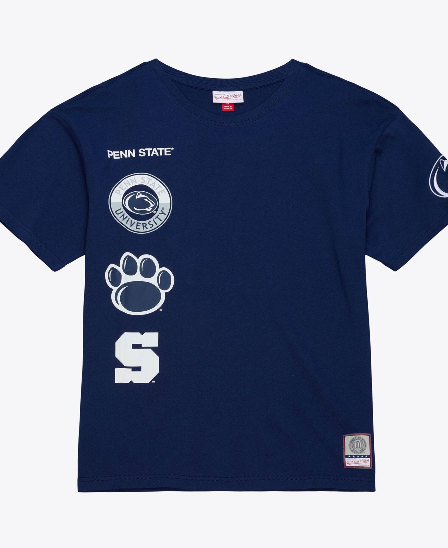 Men's Navy Penn State Nittany Lions Double Clutch Premium T-Shirt