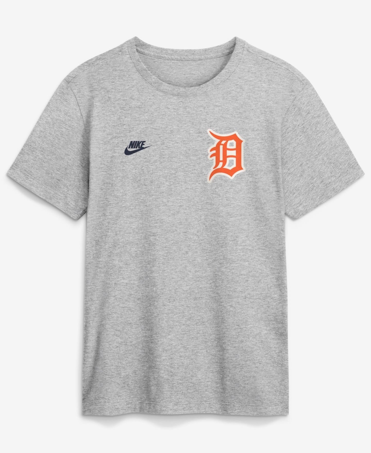 Мужская футболка Nike Heather Gray Detroit Tigers Cooperstown 2-Hit — фото 5