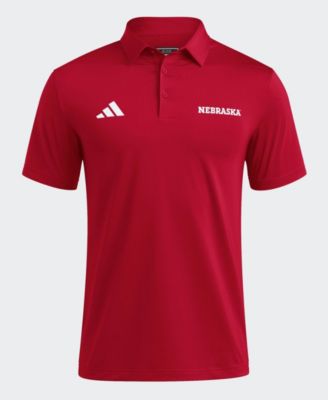 Men's Red Nebraska Huskers Ultimate 365 Solid Polo Shirt