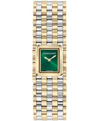 Women's Two-Tone Stainless Steel Bracelet Watch 19mm